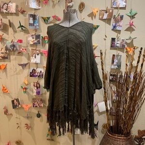 Free People Oversized Poncho